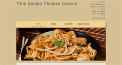 Desktop Screenshot of pinegardenrestaurant.com